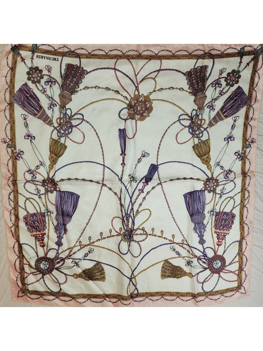 Trussardi Silk Scarf Large Square